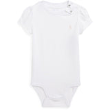 Ralph Lauren Baby Girl Body White/Delicate Pink