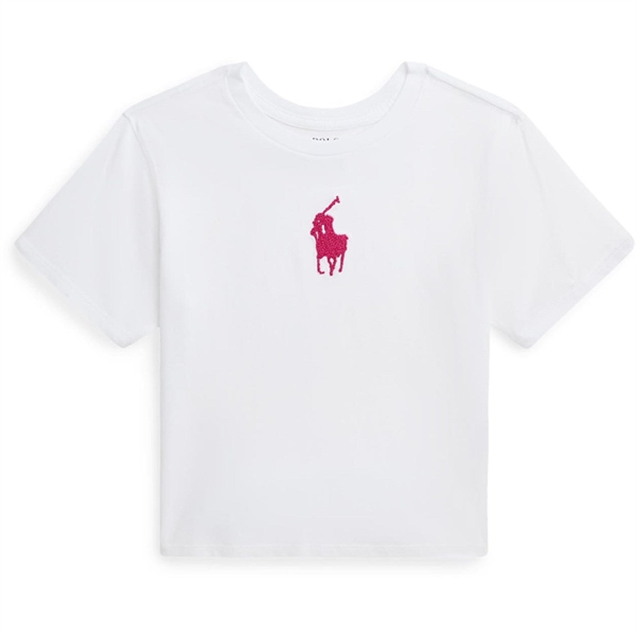 Polo Ralph Lauren Girls T-Shirt White W/ Pink Pp