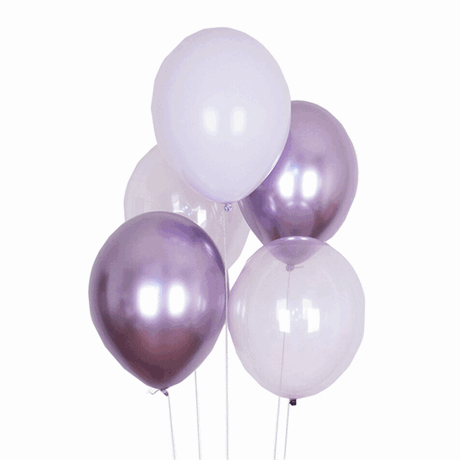 My Little Day Lilac Ballon 10 stk