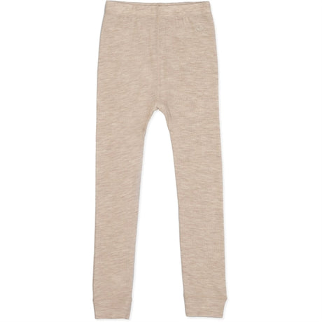 Lillelam Uld Leggins Lys Beige