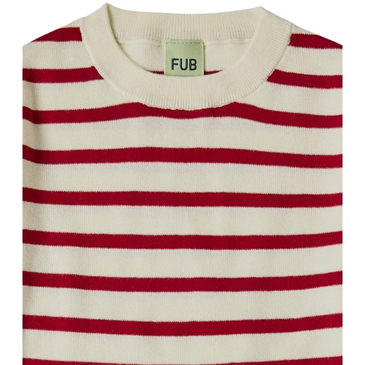 FUB Ecru/Crimson Red Bluse 5