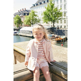 Copenhagen Colors Cream/Dusty Rose/Red Comb. Strik Bluse 2