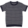 Copenhagen Colors Navy/Cream Comb. Strik T-shirt