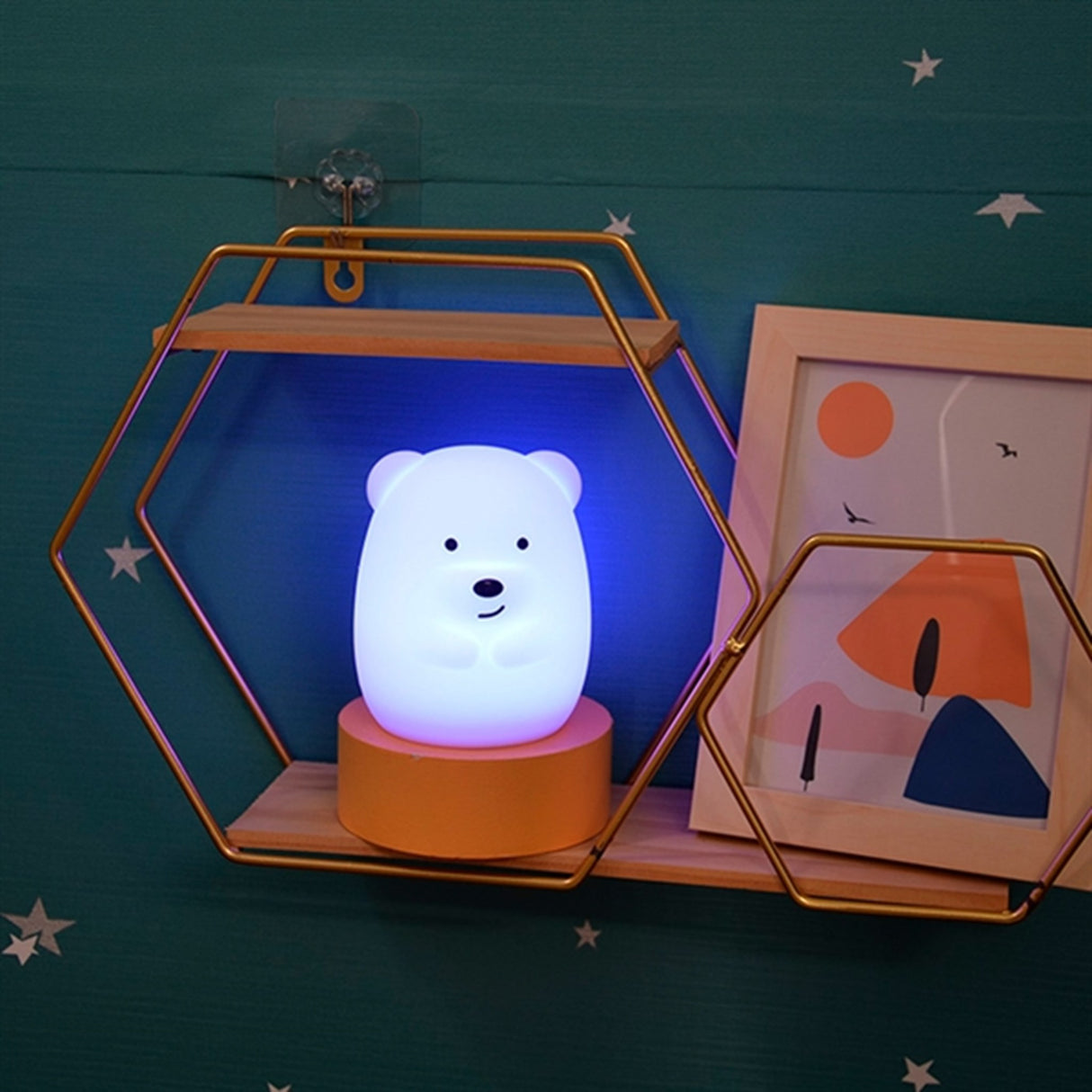 LumieWorld® LumiPets® Natlampe Bear 3