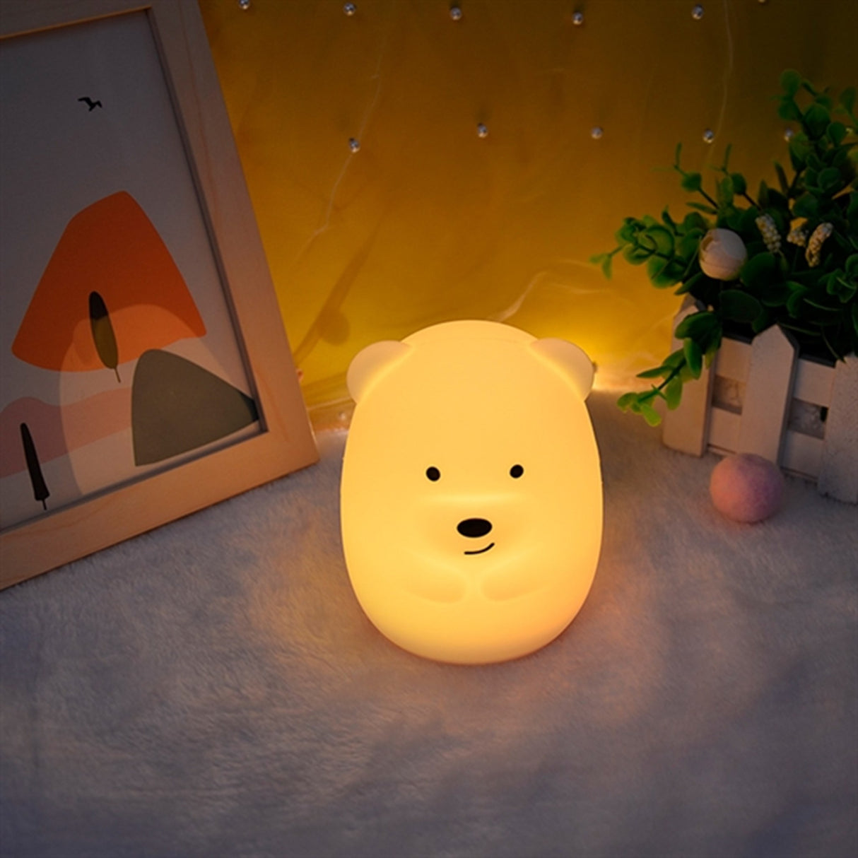 LumieWorld® LumiPets® Natlampe Bear 4