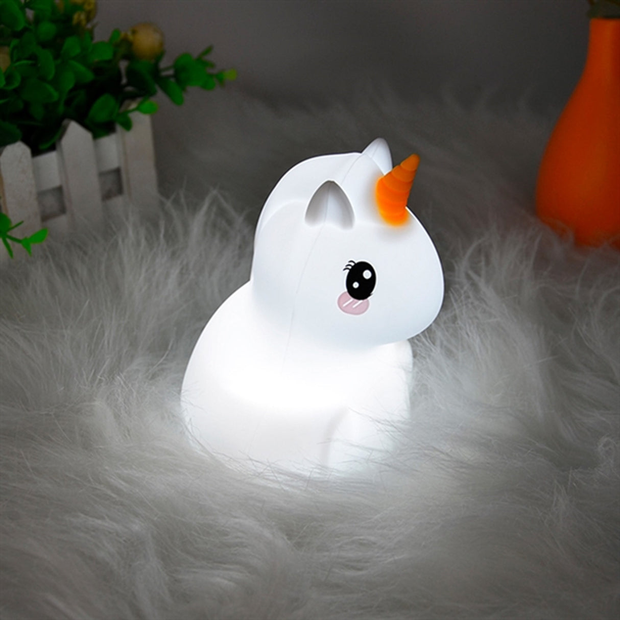 LumieWorld® LumiPets® Natlampe Unicorn 4