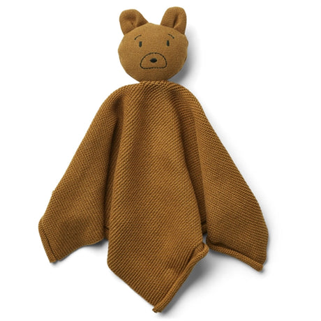 Liewood Milo Knit Nusseklud Mr Bear Golden Caramel