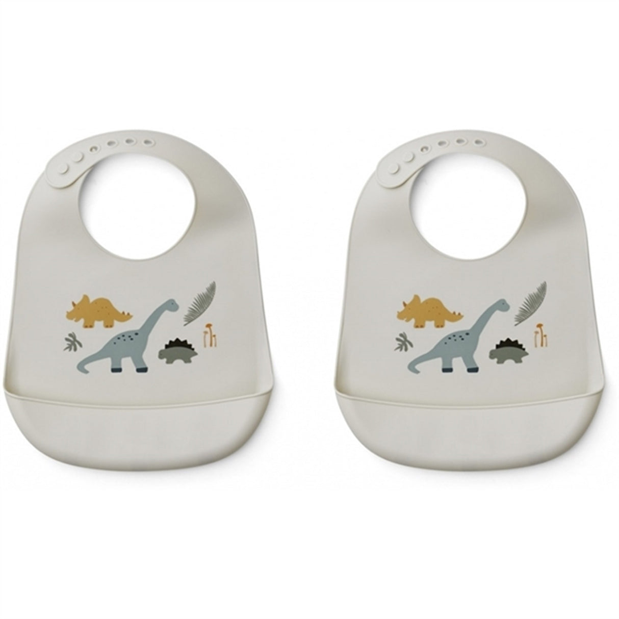 Liewood Tilda Silicone Hagesmæk Dino Mix 2 Pack