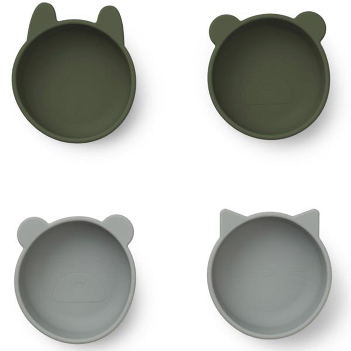 Liewood Iggy Silicone Skåle Hunter Green Mix