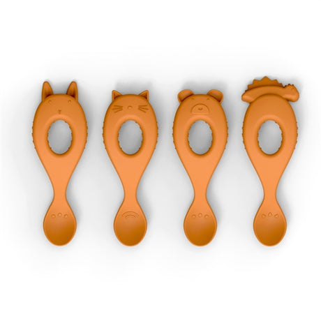 Liewood Liva Silicone Skeer 4-Pack Mustard