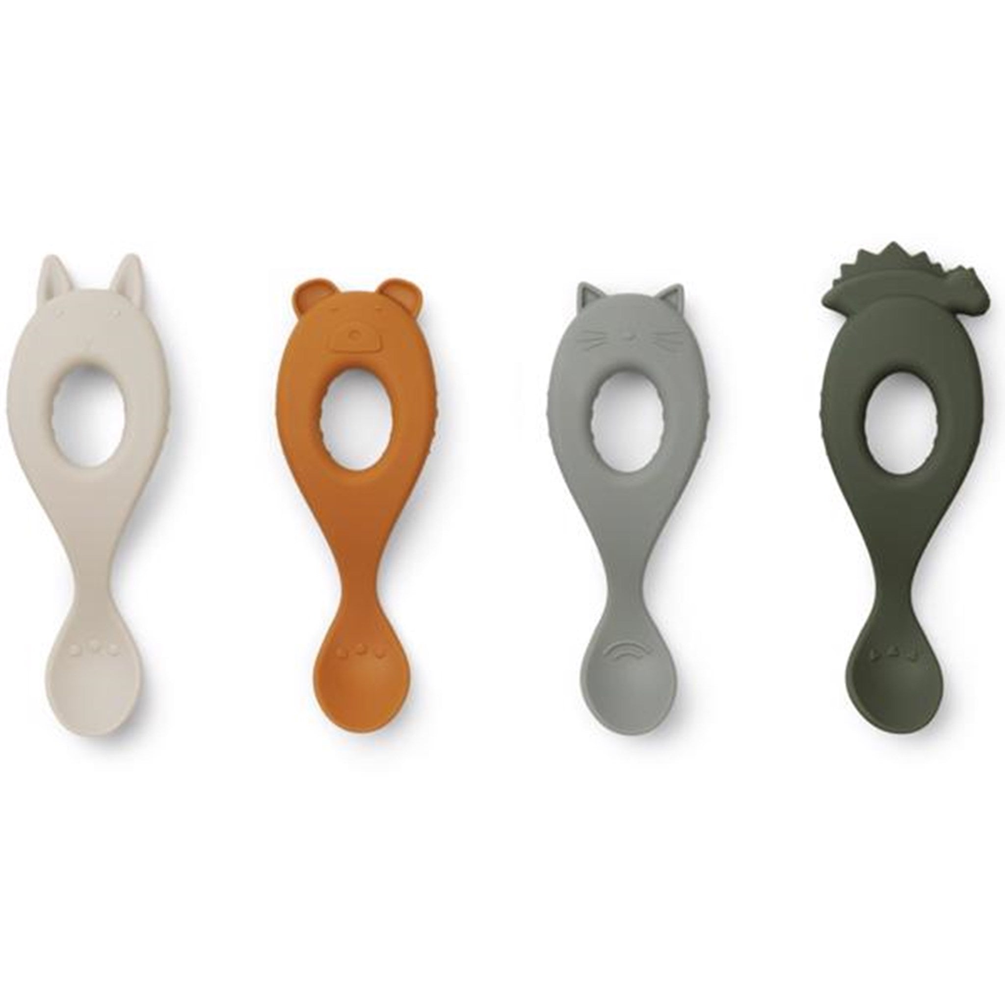 Liewood Liva Silicone Skeer 4-Pack Hunter Green Mix