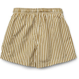 Liewood Duke Badeshorts Stripe Golden Caramel/Creme De La Creme 2