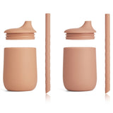 Liewood Ellis Sippy Silicone Kop 2-Pak Tuscany Rose/Pale Tuscany 2