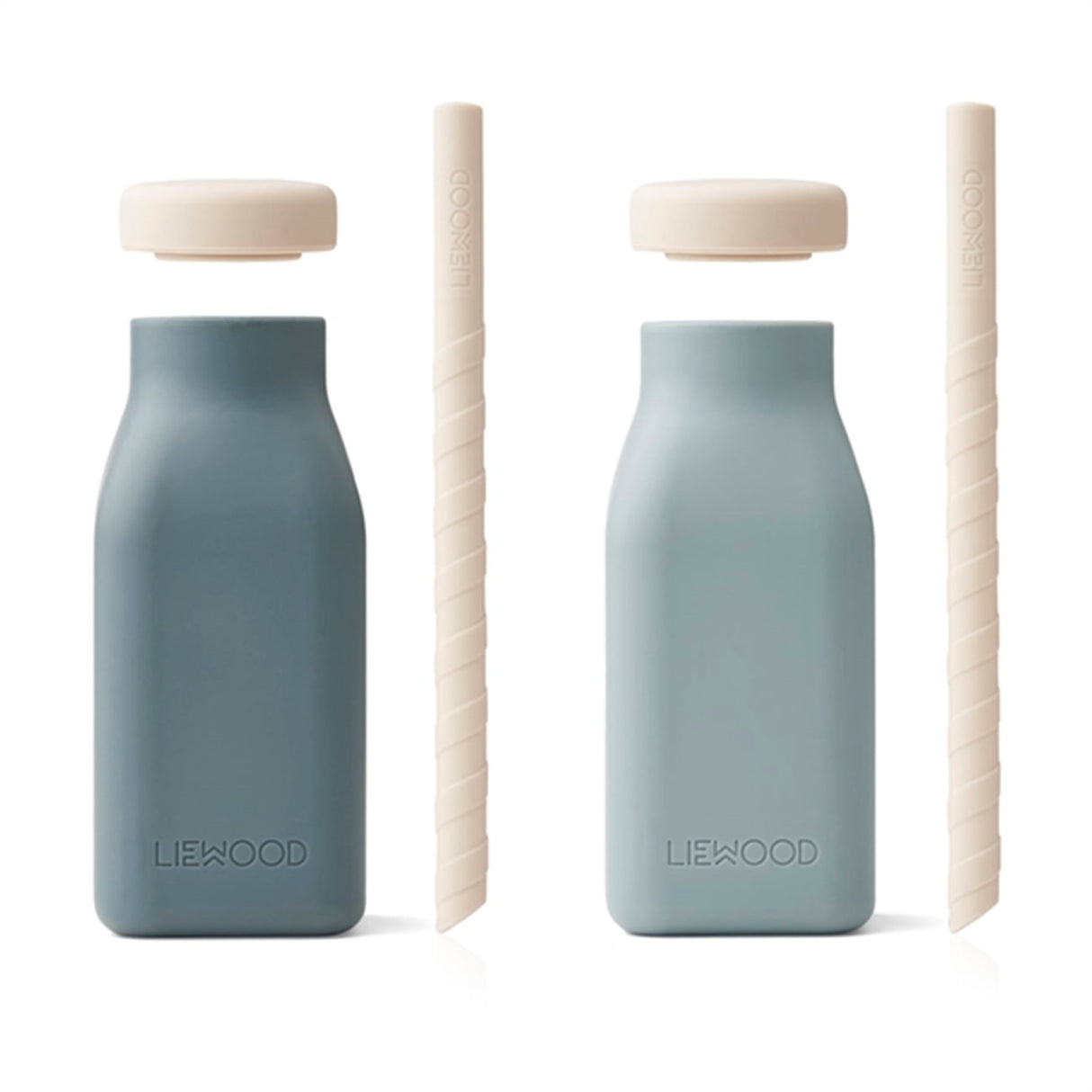 Liewood Erika Milkshake Flaske 2-Pak Blue Mix