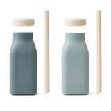 Liewood Erika Milkshake Flaske 2-Pak Blue Mix