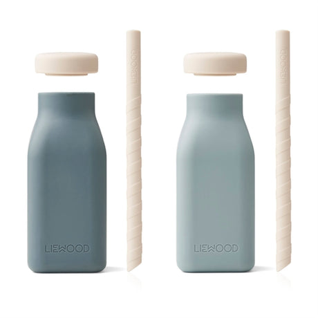 Liewood Erika Milkshake Flaske 2-Pak Blue Mix