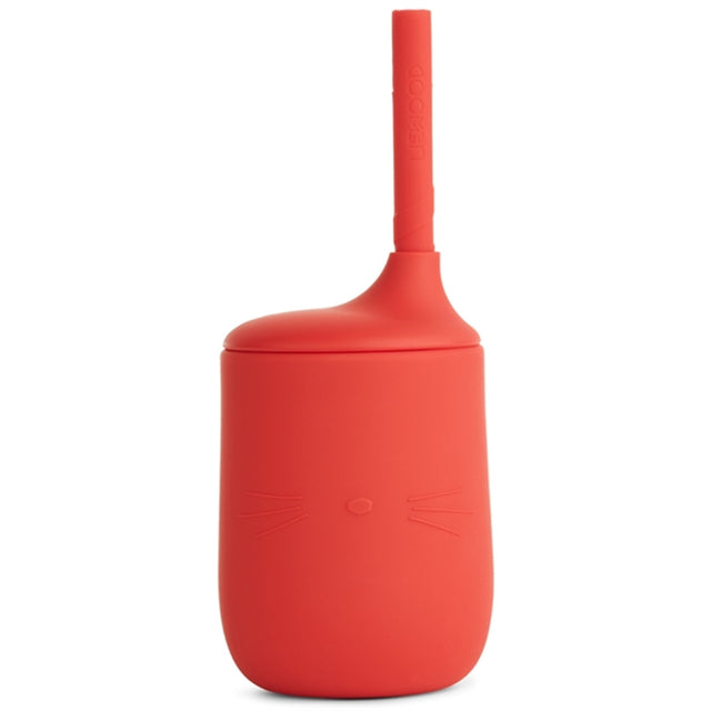 Liewood Ellis Silicone Kop Cat Apple Red