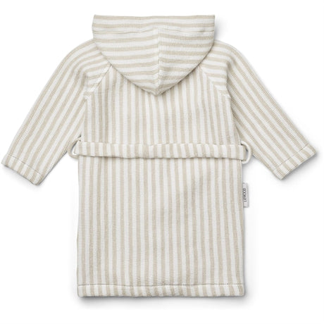 Liewood Gray Badekåbe Y/D Stripe Crisp White/Sandy 2