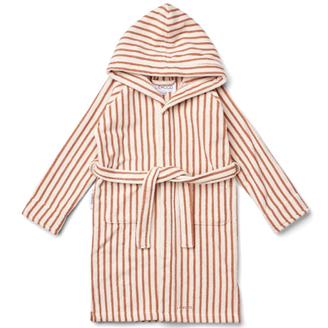 Liewood Leo Badekåbe Y/D Stripes Tuscany Rose/Creme De La Creme