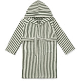 Liewood Leo Badekåbe Y/D Stripes Garden Green/Creme De La Creme