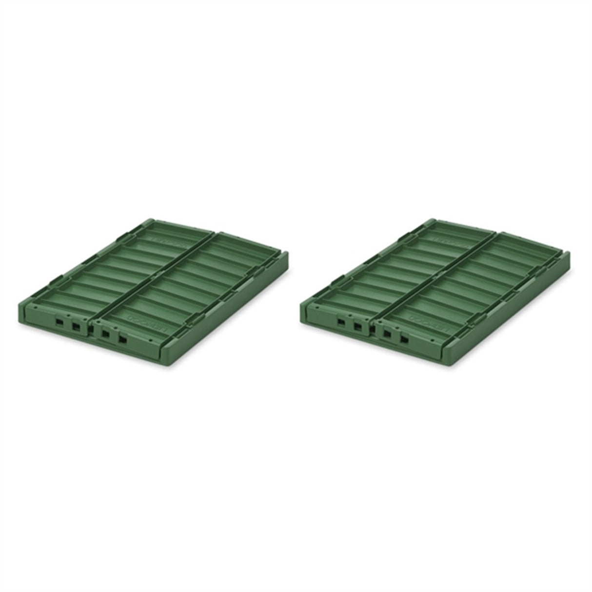 Liewood Weston Opbevaringskasse M Garden Green 2-Pak