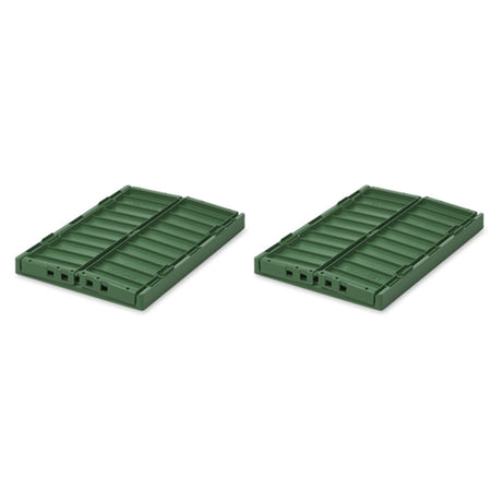 Liewood Weston Opbevaringskasse M Garden Green 2-Pak
