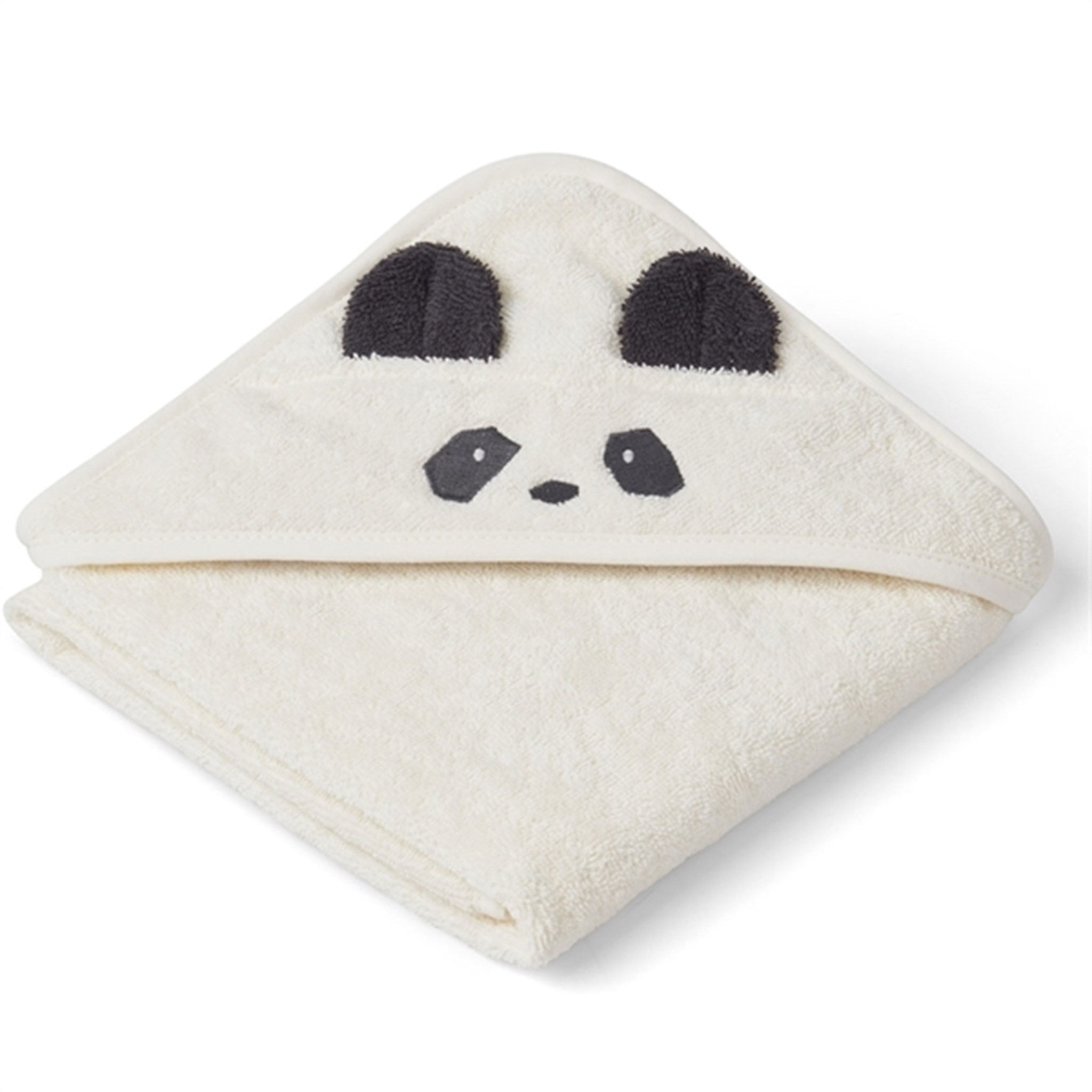 Liewood Albert Hooded Towel Panda Creme De La Creme