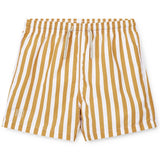 Liewood Duke Badeshorts Stripe Yellow Mellow/White 2