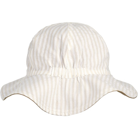 Liewood Amelia Solhat Stripe Crisp White/Sandy 2