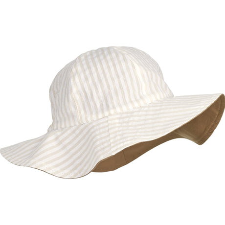 Liewood Amelia Solhat Stripe Crisp White/Sandy