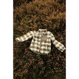 Liewood Nolan Pile Jakke Check Army Brown / Dark Sandy 4