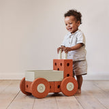 MODU 3-i-1 Baby Walker Burnt Orange/Dusty Green