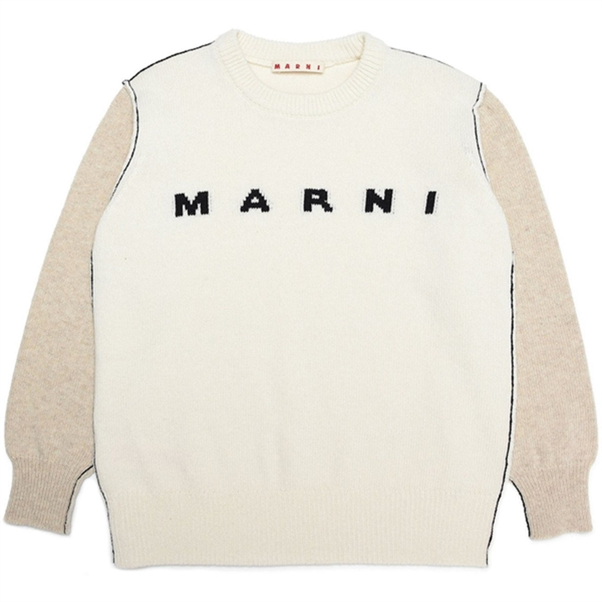 Marni Milk Uld Strik Sweater