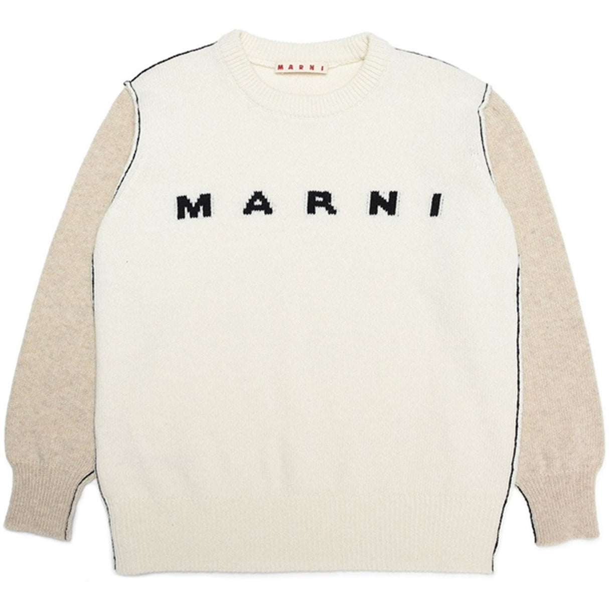 Marni Milk Uld Strik Sweater