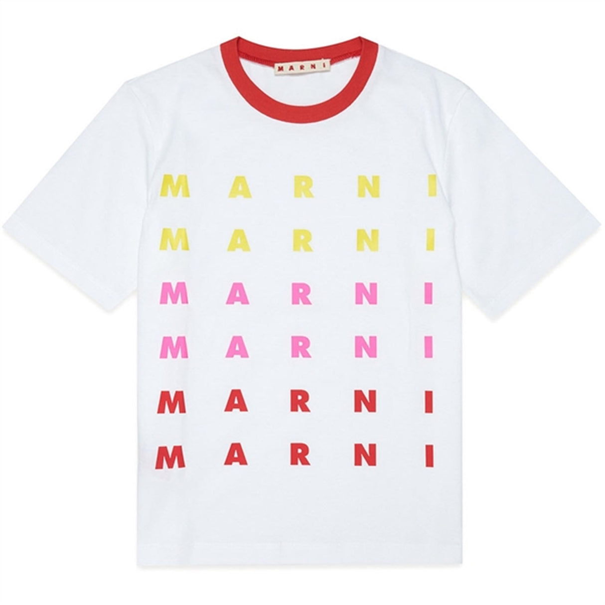 Marni White Logo T-shirt