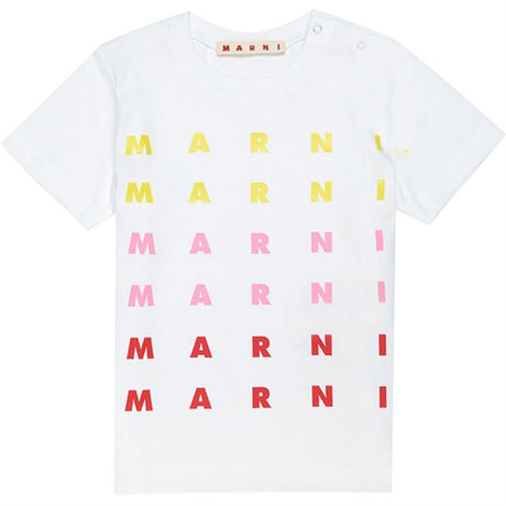 Marni White Logo T-shirt