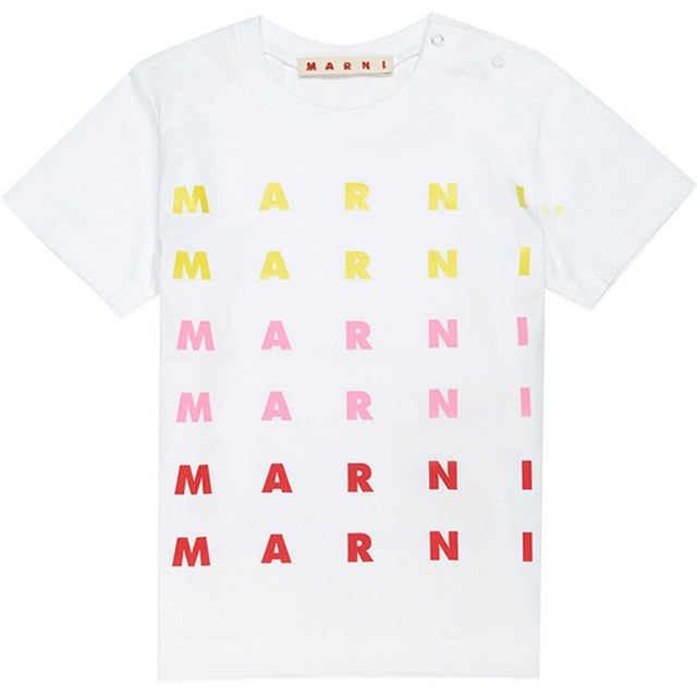 Marni White Logo T-shirt