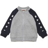 Marni Blue Navy Sweat Cardigan