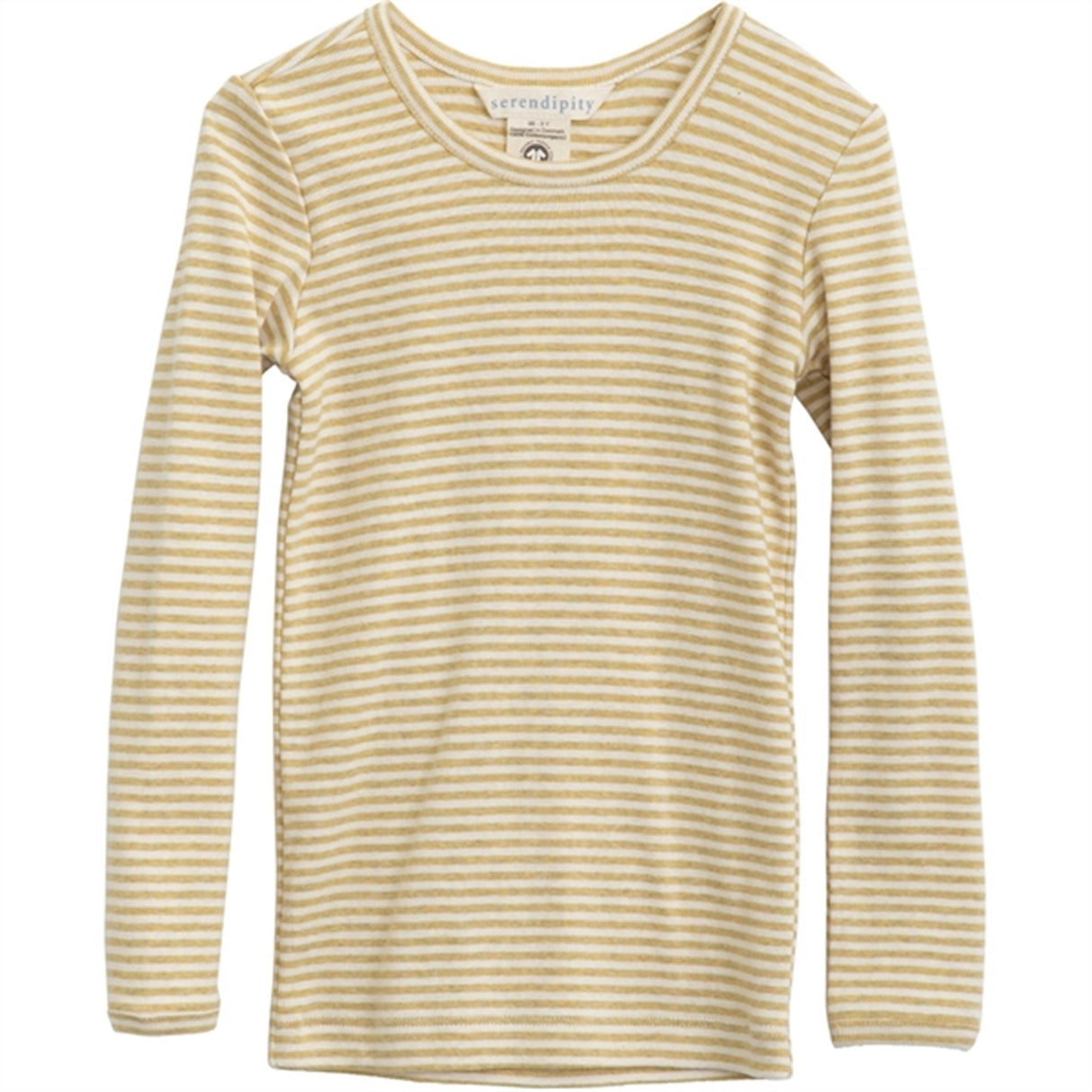 Serendipity Chamomile/Offwhite Slim Bluse Stripe