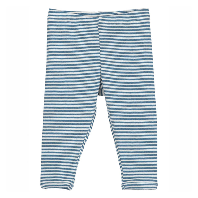 Serendipity Sky/Offwhite Baby Stripe Rib Leggings