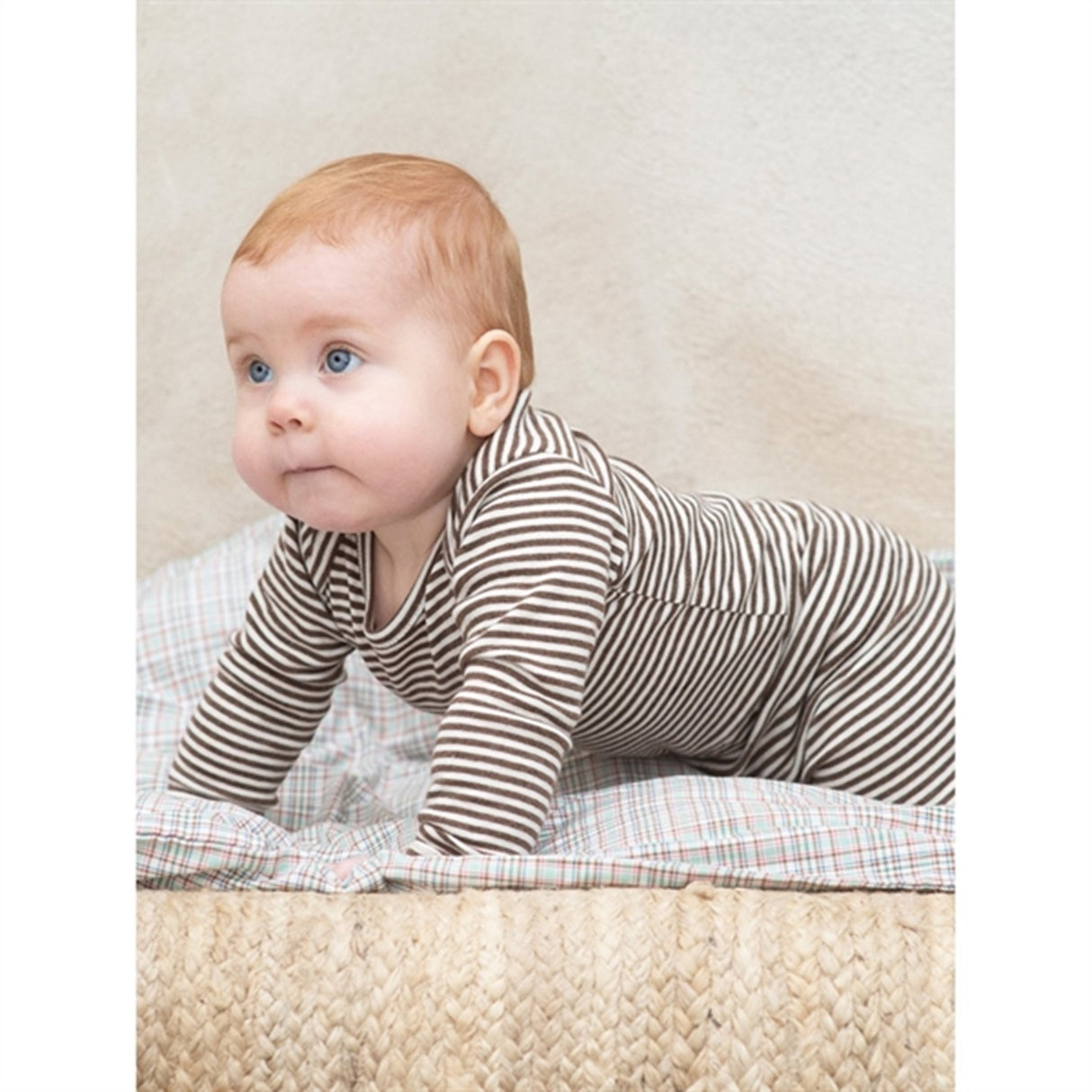 Serendipity Chestnut/Offwhite Baby Body Stribet 2