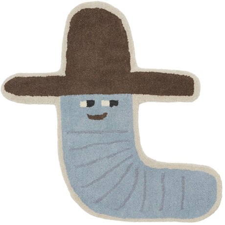 OYOY Gulvtæppe Calle Cowboy Pale Blue