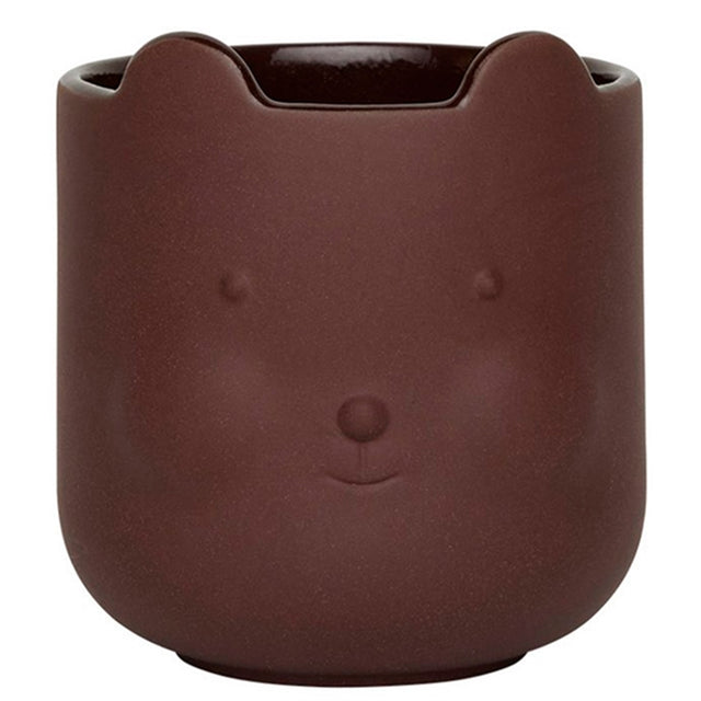 OYOY Bear Krukke Dark Terracotta