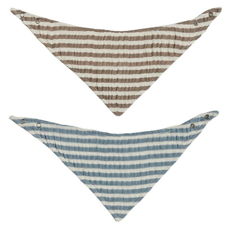 OYOY Striped Savlesmæk 2-pak Blue / Brown