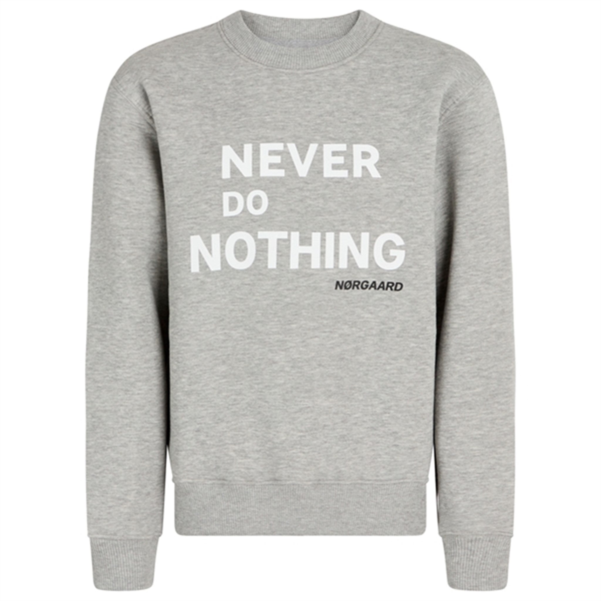 Mads Nørgaard Standard NDN Solo Sweatshirt Grey Melange