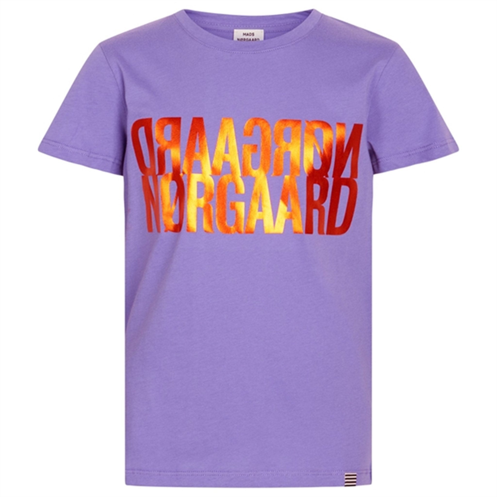 Mads Nørgaard Single Organic Tuvina T-Shirt Paisley Purple
