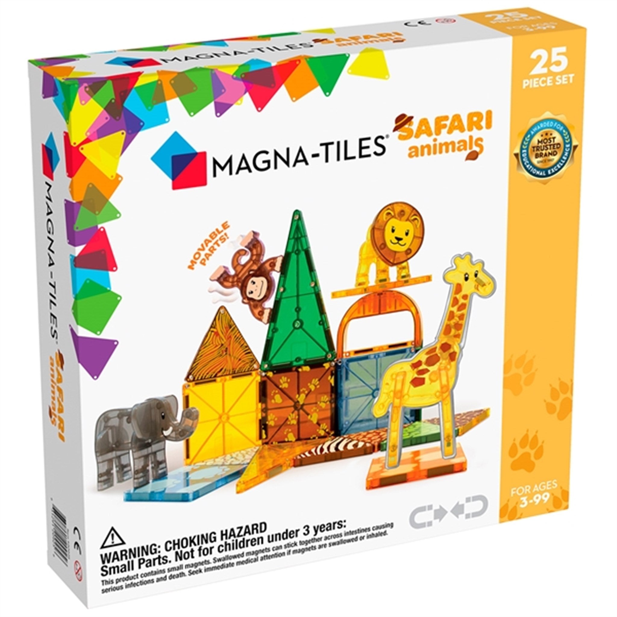 Magna-Tiles® Safari - Magnetsæt 25 Dele
