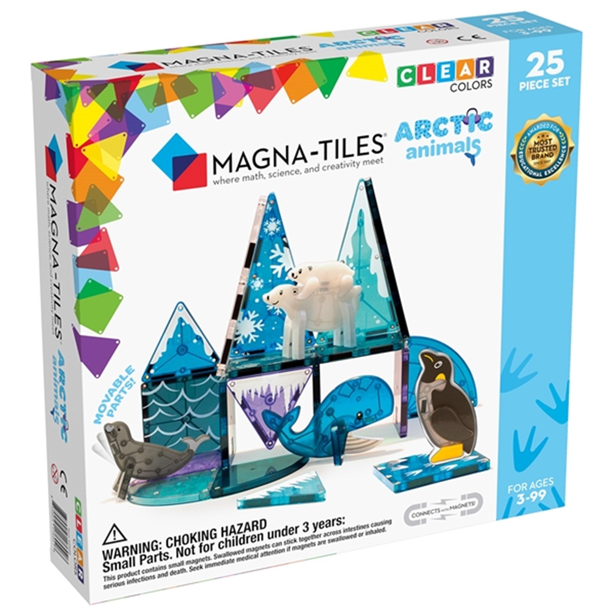 Magna-Tiles® Arctic - Magnetsæt 25 Dele