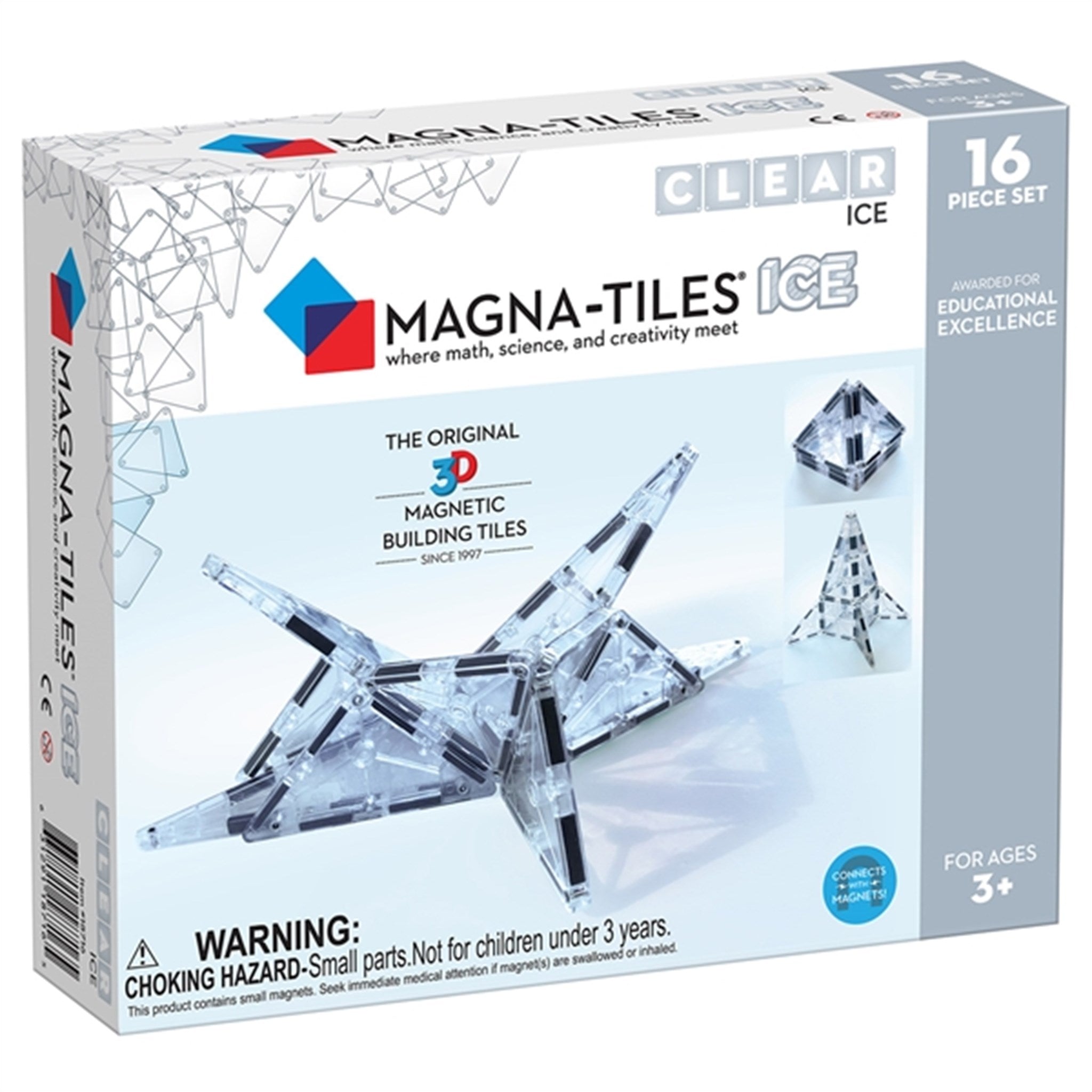 Magna-Tiles® ICE - Magnetsæt 16 Dele
