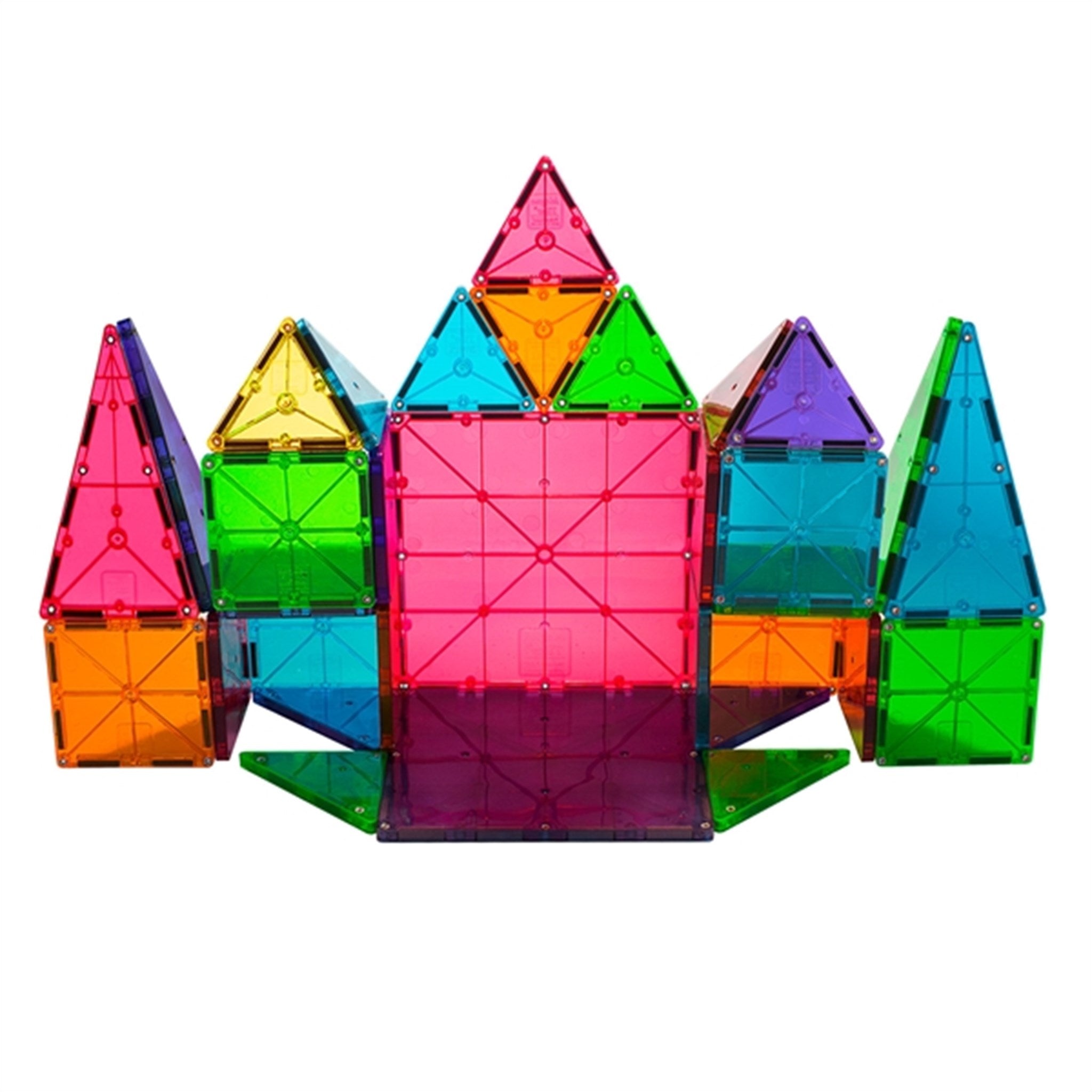 Magna-Tiles® Clear Colors - Magnetsæt 32 Dele 5